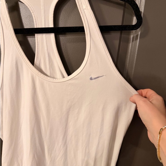 Nike White Racerback Training Tank - Picture 2 of 3